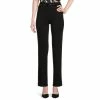 Hot Sale 👏 Kasper High Rise Straight Leg Belted Pull-On Pants Black 🧨