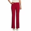 Best Sale 🧨 Kasper Petite Size Faux Fly Wide Leg Trousers Fire Red 😍