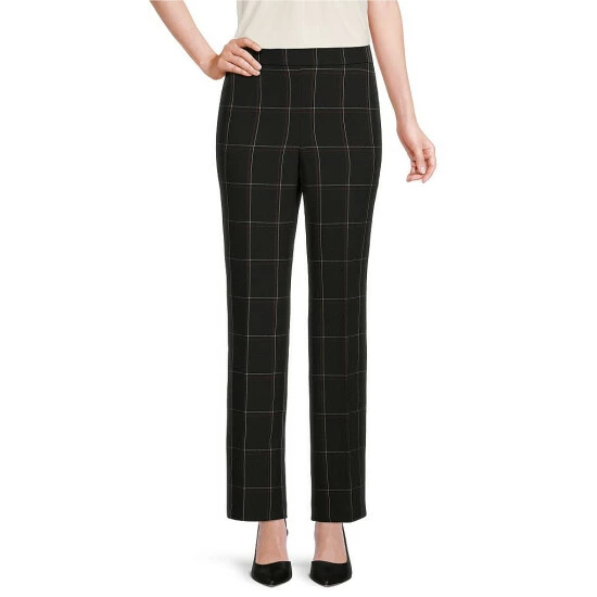 Budget π€© Kasper Elastic Waist Pull-On Trousers Black Multi π
