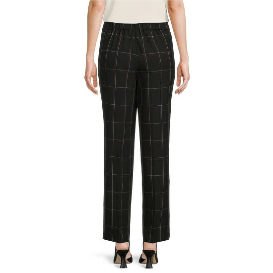 Budget π€© Kasper Elastic Waist Pull-On Trousers Black Multi π - Image 2