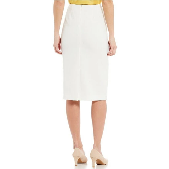 Flash Sale โจ Kasper Stretch Crepe Skimmer ๐ Skirt Vanilla Ice ๐ - Image 4