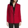 Top 10 ✨ Kasper Notch Collar Button Front Blazer Fire Red 😍