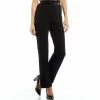 Best reviews of 🎁 Kasper High Rise Pull-On Boot Cut Belted Pants Black 🔔