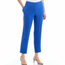 Flash Sale 🥰 Kasper Petite Size Cropped Slim Pants Mariner Blue ⌛